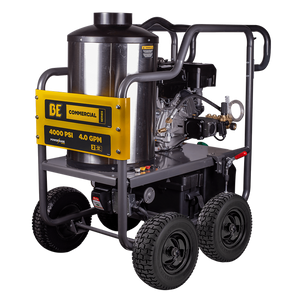 BE 4000 PSI @ 4.0 GPM DD Hot Water Pressure Washer (w/ Powerease 420 Engine & AR Triplex Pump)