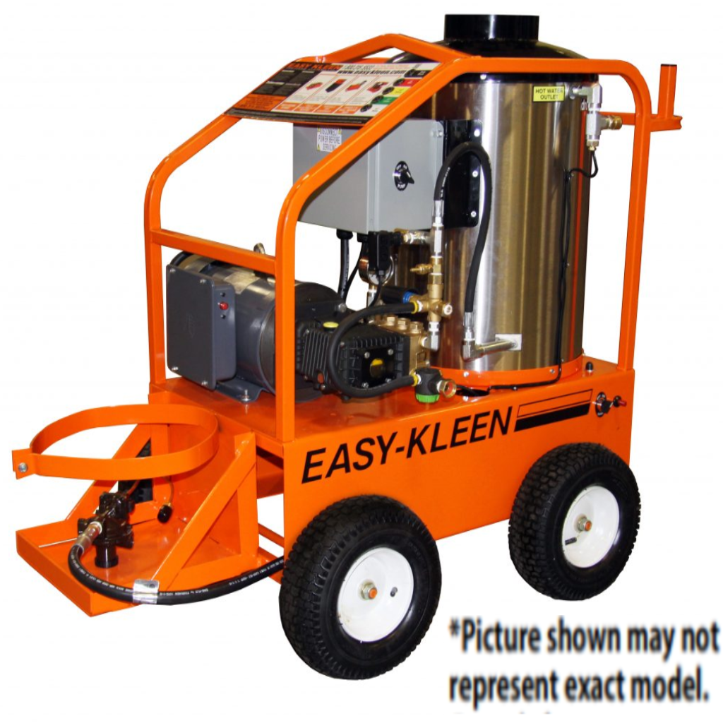Easy-Kleen 2400 PSI @ 3.5 GPM Direct Drive 5HP 220V-1PH Industrial Hot Water Electric Pressure Washer - Natural Gas & Propane Gas