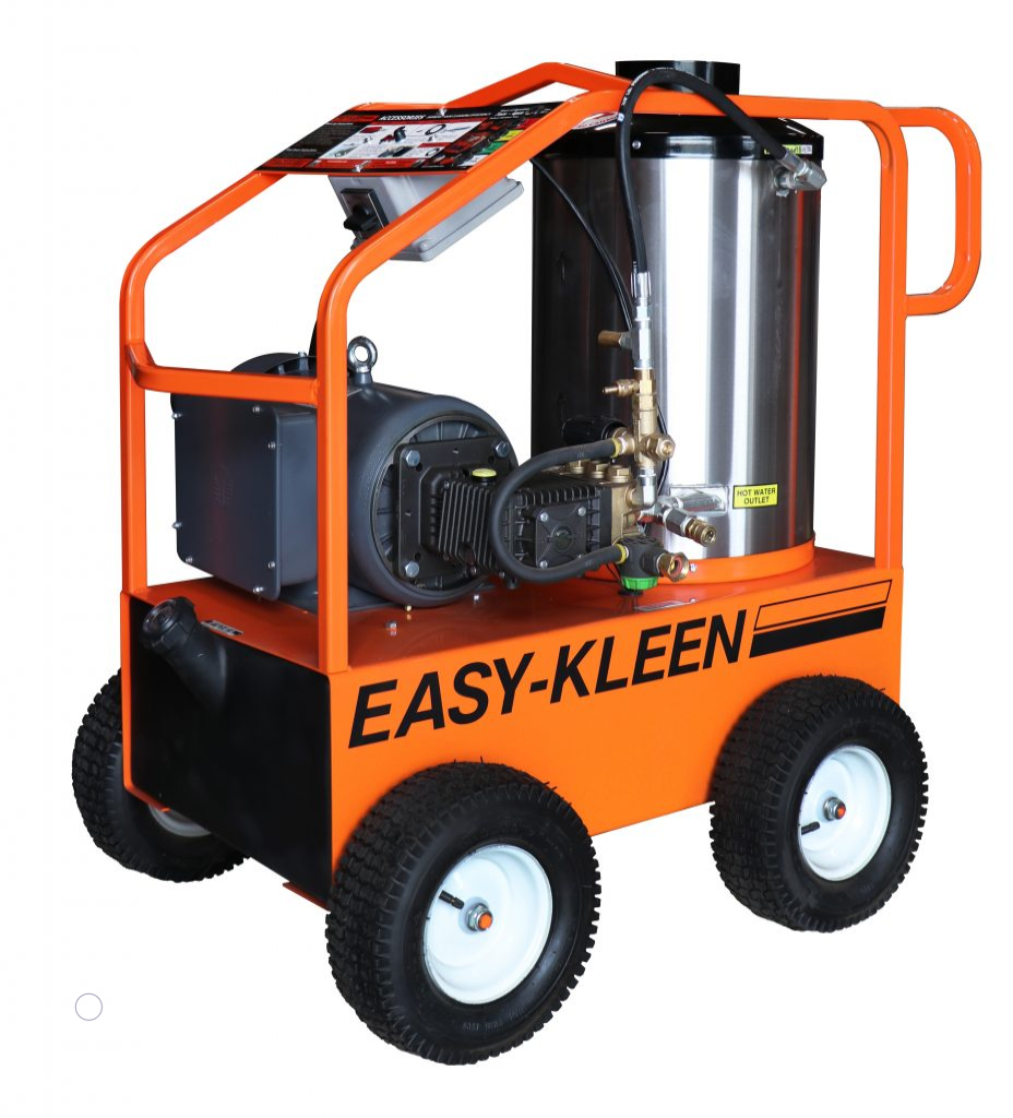 Easy-Kleen Commercial 2400 PSI @ 3.5 GPM 5HP 220V Single Phase Hot Water Electric - Oil Fired Pressure Washer