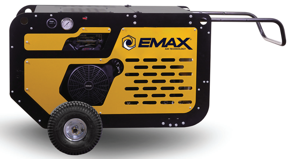 EMAX Portable Kohler Gas Driven 70 CFM Rotary Screw