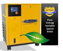 Load image into Gallery viewer, EMAX Industrial Plus 10HP 208/230V 1 Phase Direct Drive Rotary Screw-Variable Speed Tankless Air Compressor (Cabinet Only)