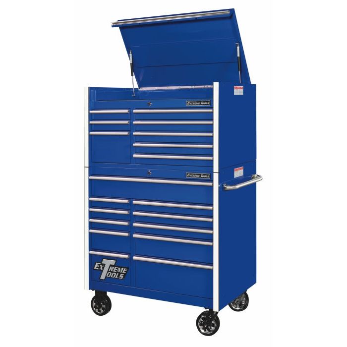 Extreme Tools® RX Series 41" 8 Drawer Top Chest & 11 Drawer Roller Cab