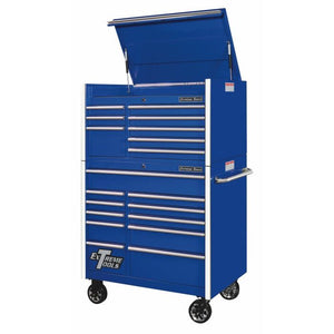 Extreme Tools® RX Series 41" 8 Drawer Top Chest & 11 Drawer Roller Cabinet Combo