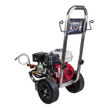 Load image into Gallery viewer, BE 196cc Honda GX200 2500 PSI @ 3.0 GPM External Unloader General TP2530J34 Pump Stainless Steel Pressure Washer