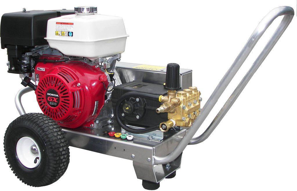 Pressure-Pro 2500 PSI @ 5.5 GPM General Pump Belt Drive Honda Engine Cold Water Gas Pressure Washer