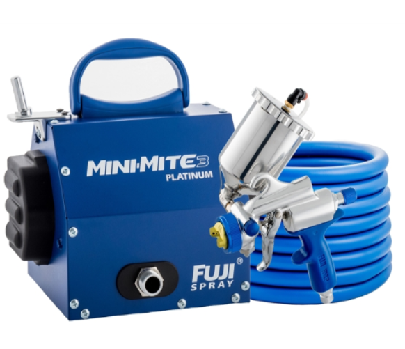 Fuji Mini-Mite 3 PLATINUM - GXPC Gravity Feed Systems w/ 400cc Aluminum Cup & 1.4 mm Air Cap