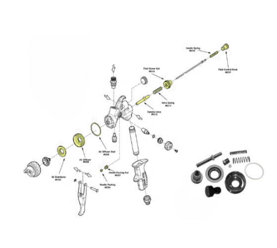 Fuji Spray LX-20 Rebuild Kit