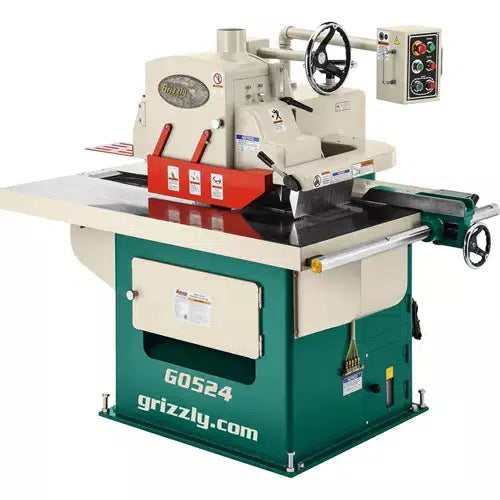 Grizzly Industrial 15 HP 3-Phase Straight Line Rip Saw