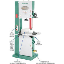 Load image into Gallery viewer, Grizzly Industrial Ultimate 17&quot; 5 HP Extreme Series Bandsaw