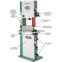 Load image into Gallery viewer, Grizzly Industrial 17&quot; 2 HP Metal/Wood Bandsaw w/Inverter Motor