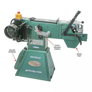 Grizzly Industrial 4" x 79" 3-Phase Abrasive Tube Notcher
