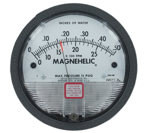 Global Finishing Solutions Magnehelic Gauge 0 - 0.5