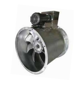 24" Tube Axial Paint Booth Fan w/ 1HP 115/230 Volt Single Phase Explosion Proof Motor