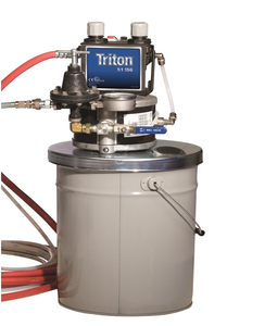 Triton Alum AirPro Wood Application Spray Package 100 PSI @ 8.5 GPM Air-Powered Sprayer - Pail Mount