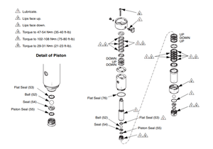 Graco 233831 Piston Valve Repair Kit