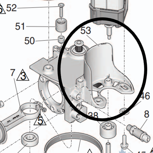 Graco 25E021 KIT, REPAIR, COMP BRACKET, RTX