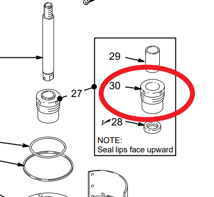 Graco 164701 Bearing Housing/Packing Nut