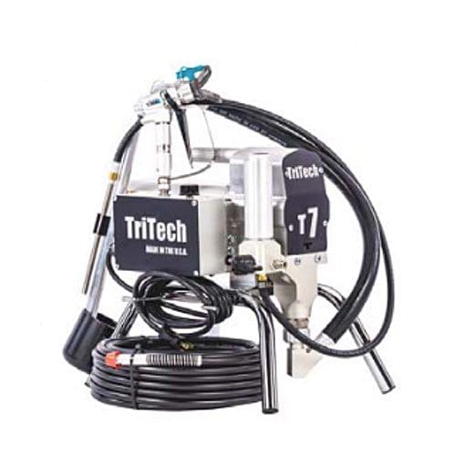 TriTech Industries T7 Complete 3300 PSI @ 0.77 GPM 1.6 HP Electric Airless Sprayer - Stand