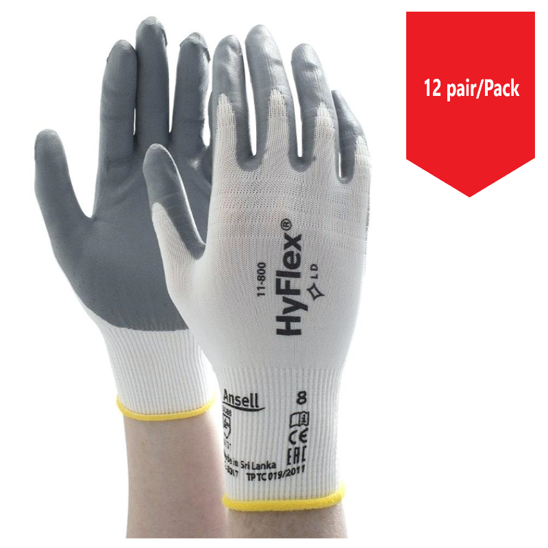 Ansell- HyFlex® 11-800 Light-Duty Multi-Purpose Gloves - 12Pr/Pk (1587392708643)