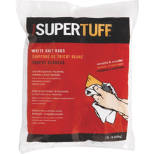 Load image into Gallery viewer, Trimaco Supertuff Recycled White Knit Rags #5 Box - 4lbs net