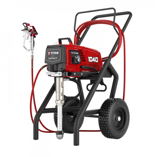 Titan Impact 1040 3300 PSI @ 1.15 GPM Electric Airless Paint Sprayer - Cart