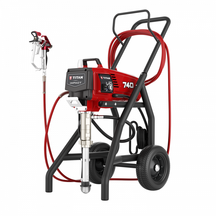 Titan Impact 740 3300 PSI @ 0.80 GPM Electric Airless Paint Sprayer - High Rider
