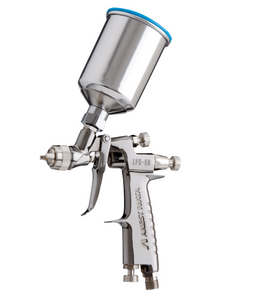 IWATA LPH80-124G Compact HVLP Gravity Spray Gun - 1.2 MM (Wide Fan) w/ PCG2D1 150ml Aluminum Gravity Cup