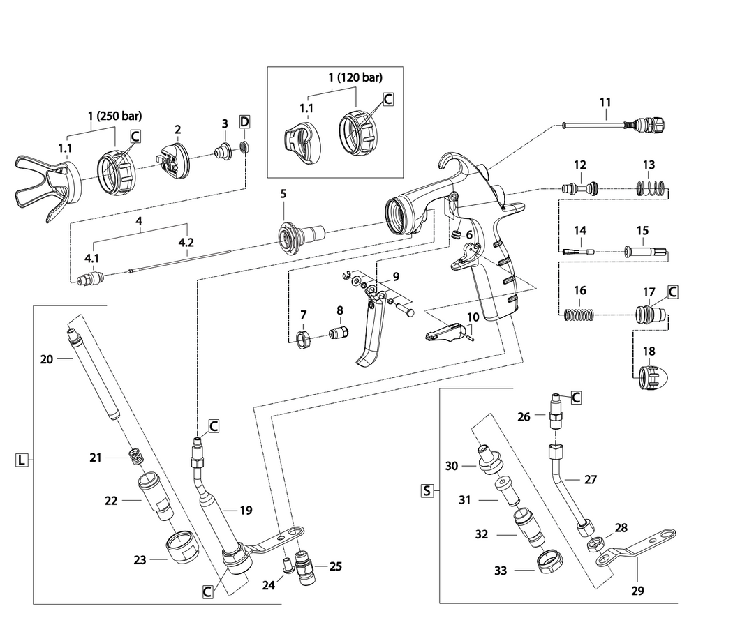 IWATA 93004350 MSGS200 Screw