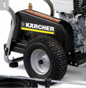 K'A'RCHER HD 3.7/35 PB 3500 PSI @ 3.7 GPM Belt Drive 389cc Honda GX390 Cold Gas Pressure Washer