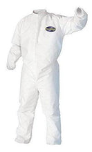 Load image into Gallery viewer, Kimberly Clark Kleenguard A30 Breathable Splash &amp; Particle Protection Apparel Coveralls - Zipper Front w/1&quot; Flap, Elastic Back, Wrists &amp; Ankles - 3X - 21 Each Case