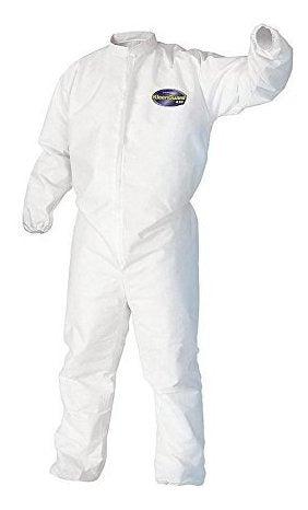 Kimberly Clark Kleenguard A30 Breathable Splash & Particle Protection Apparel Coveralls - Zipper Front w/1