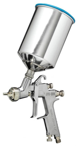 IWATA LPH300-134LV Gravity Feed HVLP Spray Gun w/ PCG7D-2 700mL 1/4