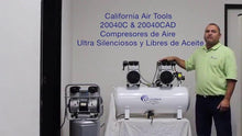 Load image into Gallery viewer, California Air Tools 20040CAD Ultra Quiet &amp; Oil Free Air Compressor w/ Auto Drain Valve