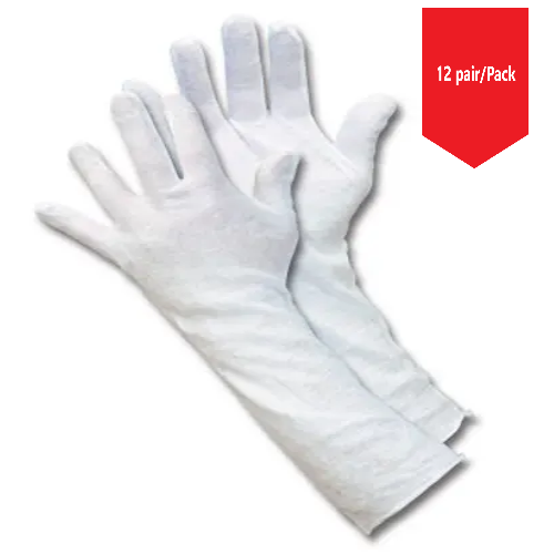 MCR Safety 8621C Cotton Lisle Inspectors Glove - 12Pr/Pk