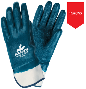 MCR Safety Predator®9761R Nitrile Chemical Resistant Gloves -12Pr/Pk