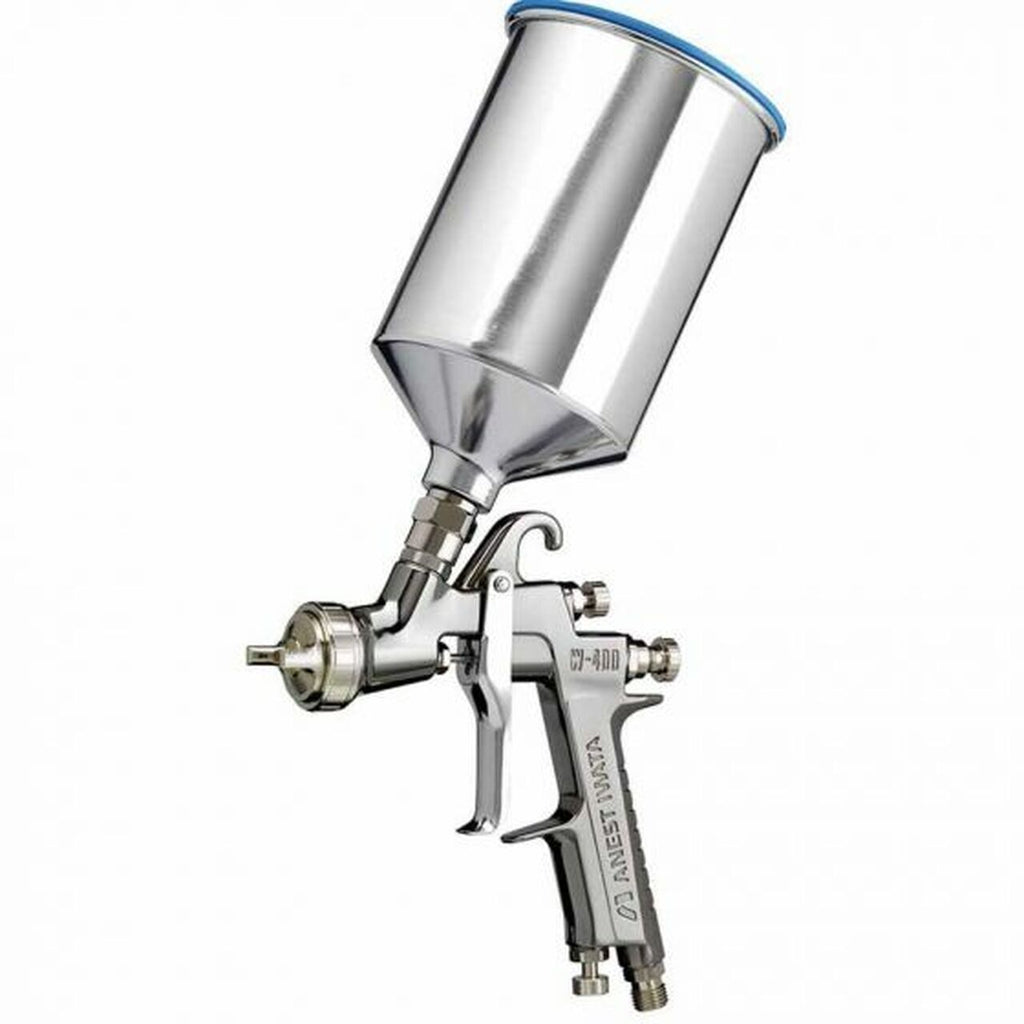 IWATA W400LV-124G Gravity Fed Spray Gun w/ PCG7EM 700ML Aluminum Cup