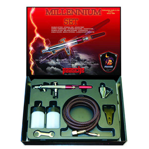 Millennium Double Action Airbrush Set - Size 3 (0.74 mm) (1587594133539)