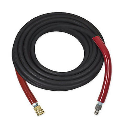 MITM R1 3000 PSI 50-foot x 3/8-inch Hot Water Extension Hose w/ Quick Connects