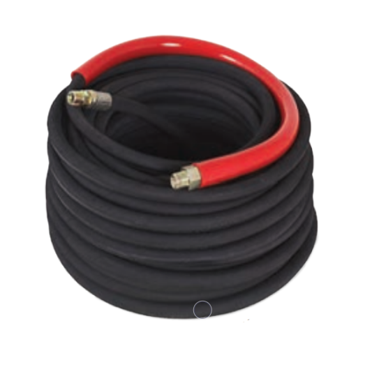 MITM R2 75-foot x 3⁄8-inch 4500 PSI Bend Restrictor Black Hot Water Extension Hose - Bare Hose