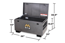 Load image into Gallery viewer, Mi-T-M 6.33 Cubic Feet Heavy-Duty Steel Jobsite Box