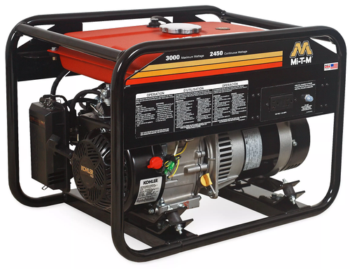 Mi-T-M 5000 watts 277cc Kohler CH395 OHV Gasoline Portable Generator