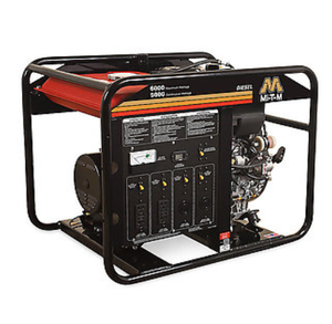Mi-T-M 6000 watts 9.1 HP Kohler KD440 OHV  Electric Start (battery included) Diesel Portable Generator