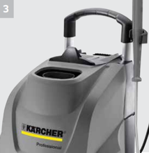 Load image into Gallery viewer, K&#39;A&#39;RCHER 1200 PSI @ 1.7 GPM Single Phase Direct Drive 2.3 HP 110-120V K&#39;a&#39;cher Axial Pump Electric Hot Water Portable Pressure Washer Diesel Heated