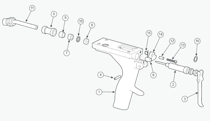Ransburg  #4 Roll Pin