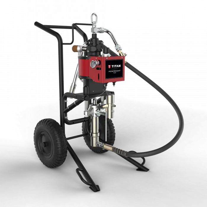 Titan PowrCoat Series 730 30:1 3000 PSI @ 4.0 GPM Airless Paint Sprayer - Cart