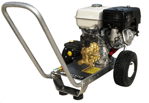 Pressure-Pro Eagle II 4000 PSI @ 4.0 GPM General Pump Direct Drive Gas Honda Engine Cold Water Pressure Washer - Cart