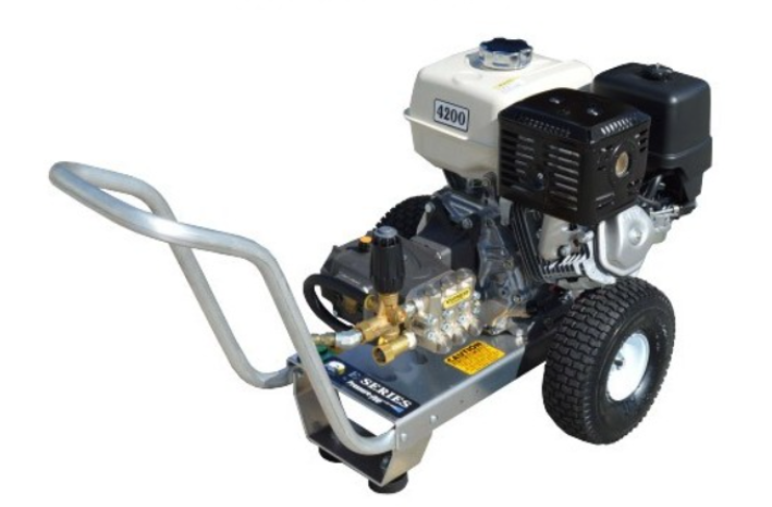 Pressure-Pro Eagle II 4200 PSI @ 4.0 GPM Viper Pump Direct Drive Gas Honda Engine Cold Water Pressure Washer - Cart