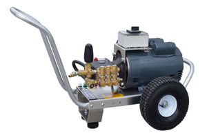 Pressure-Pro Eagle Series 3500 PSI @ 3.0 GPM 230V/1PH/35A/7.5HP AR Pump Direct Drive 215TBDW17031 Motor Cold Water Electric Pressure Washer - Cart