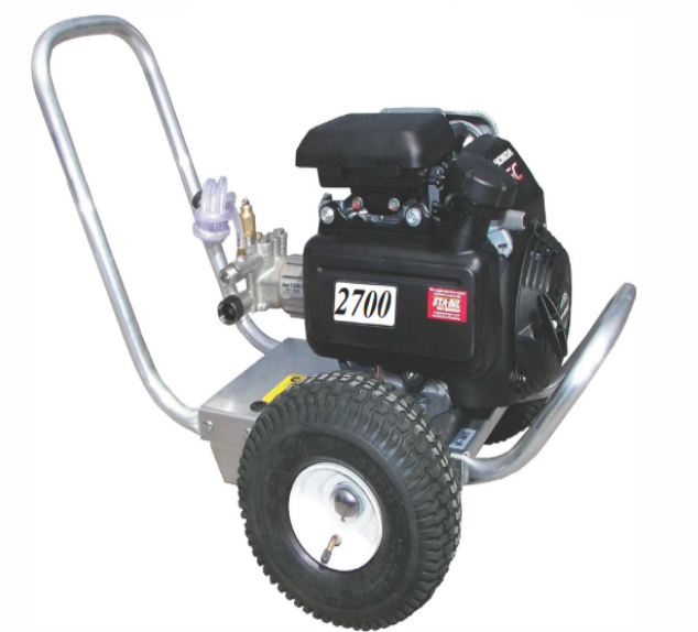Pressure-Pro 2700 PSI @ 2.5 GPM AR Pump Gas Honda Engine Cold Water Pressure Washer - Cart