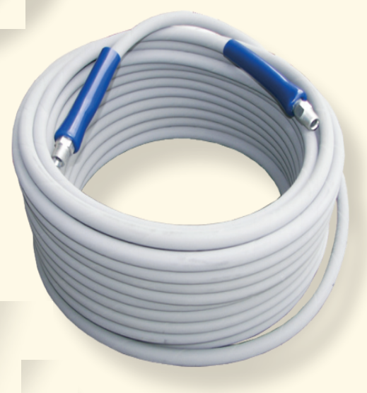 50' High-Pressure Hose: 2-wire, 3/8 ID, 6000 PSI